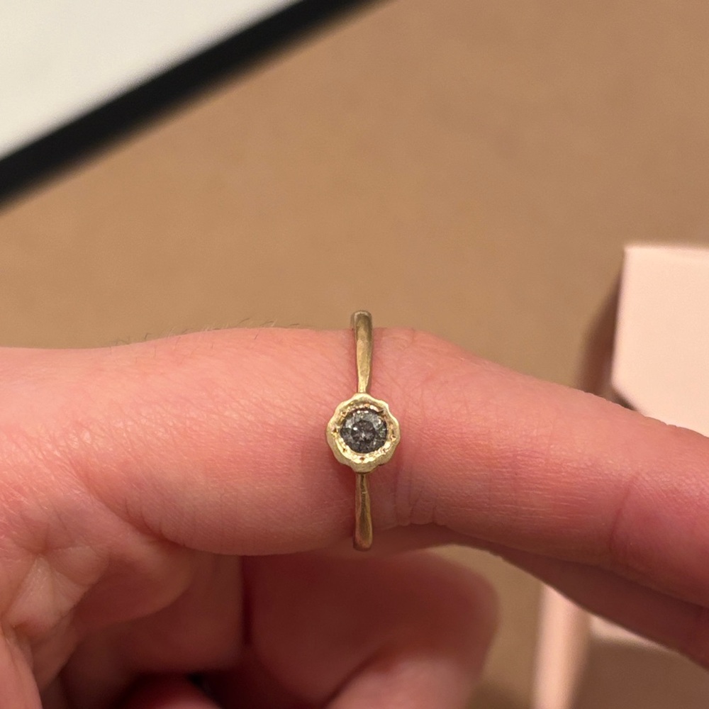 Catbird Paula Elaine Barnett Diamond Floret Ring - Picture 3 of 6